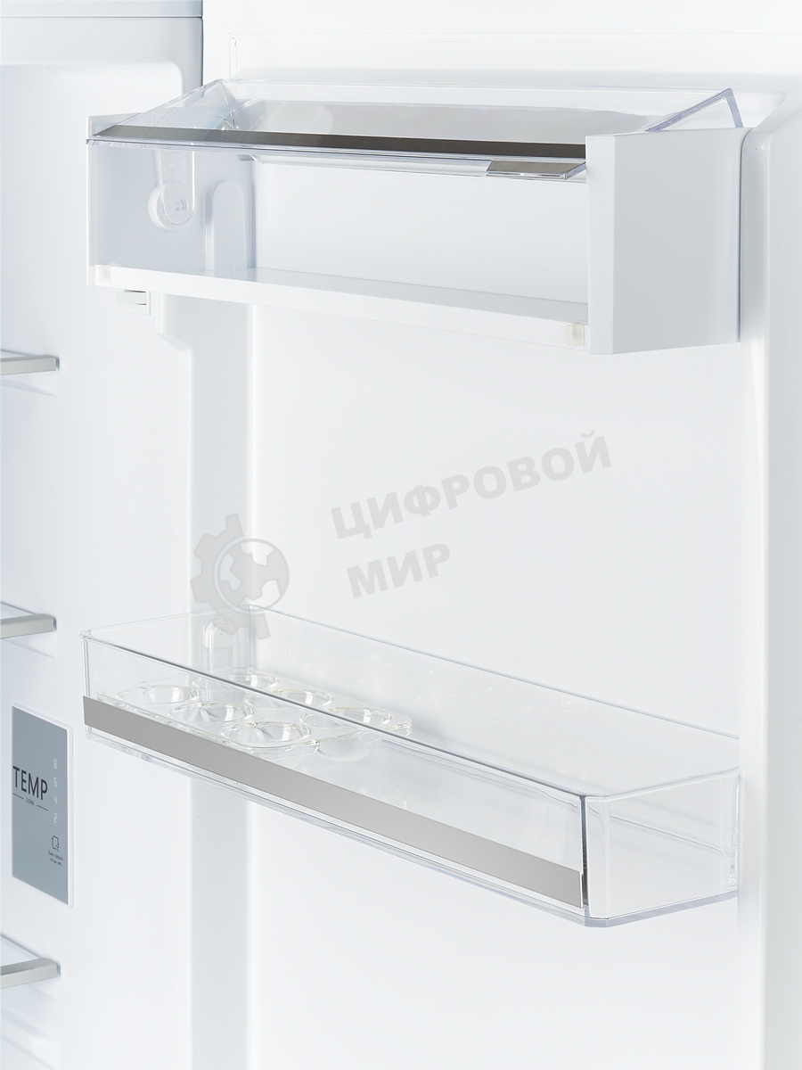 Встраиваемый холодильник Kuppersberg NBM 17863, Габариты(ВхШхГ):178.5x54x54,5; Перенавешиваемые двери, Класс энергопотребления А++ (222 кВт/ч), No-frost, 182л/59л, Уровень шума: 41 Дб