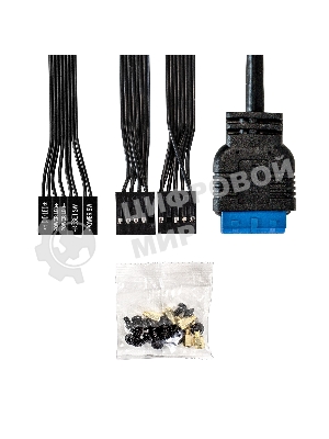 Компьютерный корпус Minitower ExeGate BAA-408U-AAA450 (mATX, БП AAA450 с вент. 8см, 2хUSB/1хUSB 3.0, HD Audio, черный)