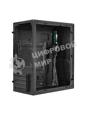 Компьютерный корпус Minitower ExeGate BAA-308MU2 (mATX, без БП, 1хUSB+2хUSB 3.0, HD Audio, черный)