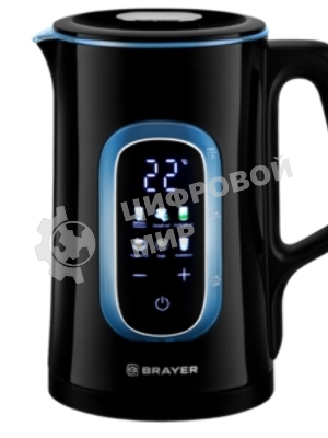 Чайник BRAYER BR6101 1500Вт, 1.5л, черный