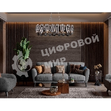 Светильник Ambrella light LH31205/12 SN/SM сатин никель/дымчатый E14*12 max 40W 1000*340*270