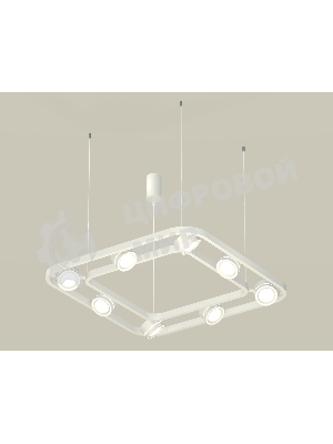 Светильник Ambrella light XB9177151/8 SWH/FR белый песок/белый матовый GX53 (C9177, N8433)