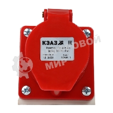 Розетка 114 16А 380В AC 3P+PE 6ч для монтажа на поверхность IP44 КЭАЗ 222754