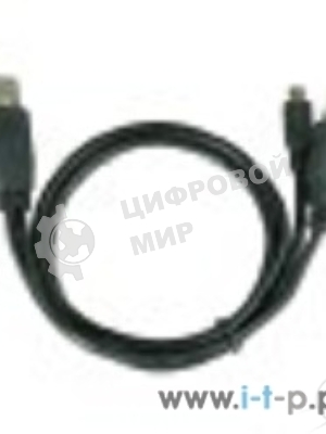 Кабель Gembird/Cablexpert USB 2.0 Pro, 2xAM/miniBM 5P, 0.9м, экран, черный