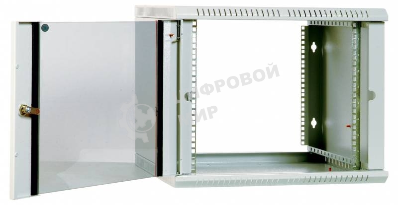 Шкаф телекоммуникационный настенный разборный 9U (600х650) дверь металл, ШРН-Э-9.650.1