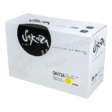 Картридж лазерный Sakura Q6472A для HPColor LaserJet 3600/3600n/3600dn, желтый, 4000 к.