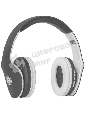 Беспроводные/проводные наушники Defender FreeMotion B525 серый/белый, накладные, Bluetooth + проводной, до 8 ч