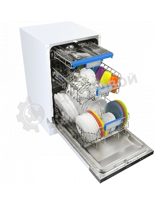 Встраиваемая посудомоечная машина Maunfeld MLP-08IM, черный, 44.8 см, 10 компл., 47 дБ, класс A++