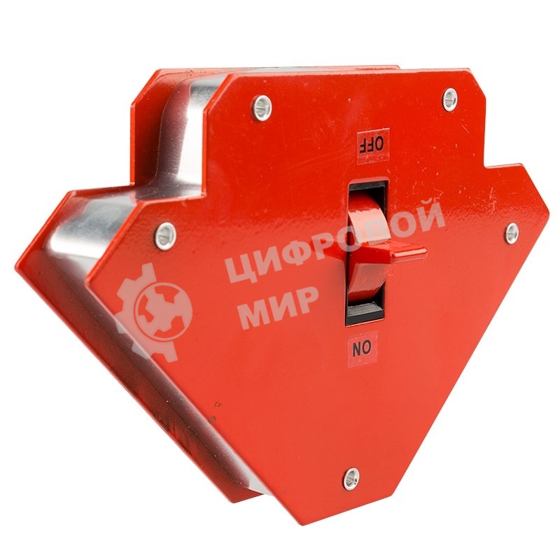 Магнитный угольник-держатель для сварки Rexant отключаемый на 3 угла, усилие 23 кг