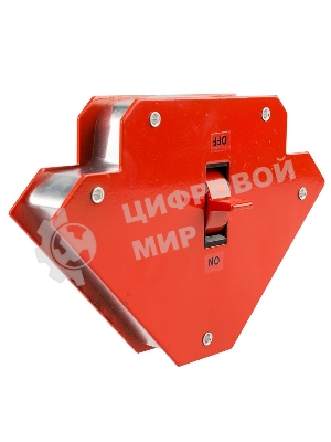 Магнитный угольник-держатель для сварки Rexant отключаемый на 3 угла, усилие 23 кг