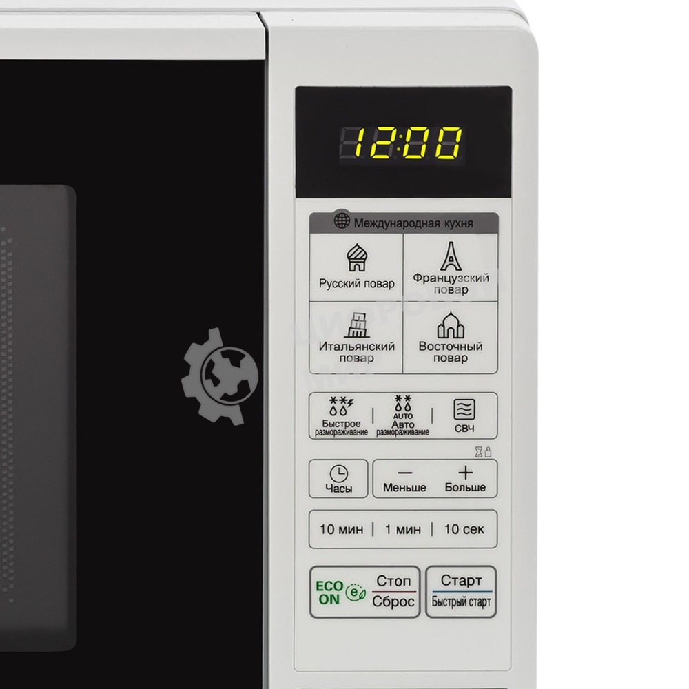 Микроволновая печь LG MS20R42D белый, 20 л, 700 Вт, переключатели - сенсор