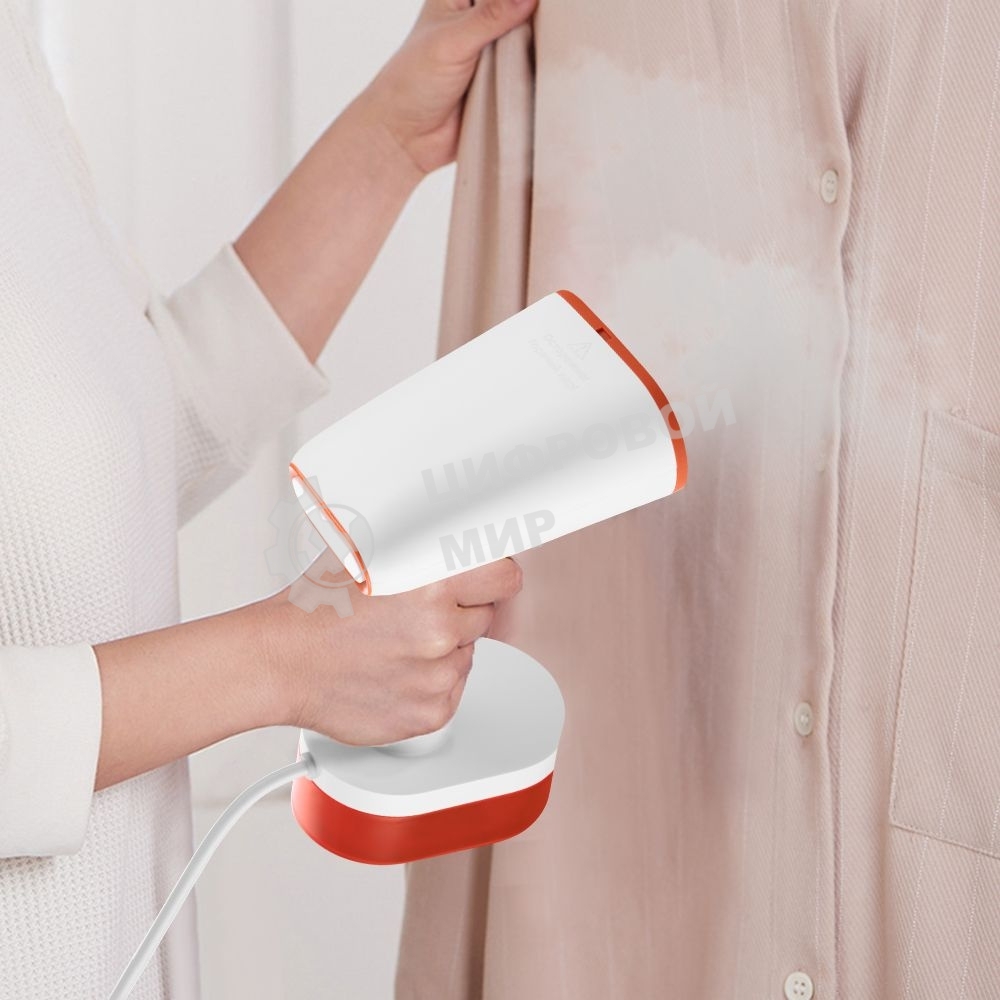 Отпариватель Kitfort КТ-984-4 оранжевый, 1600 Вт, 28 г/мин, 0,25 л