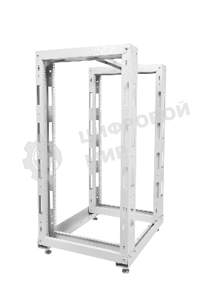 Стойка телеком. универсальная ЦМО! 42U двухрамная (СТК-42.2) (1 коробка)