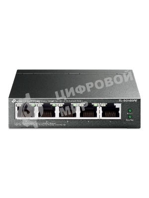 Коммутатор TP-Link 5-Port Gigabit Easy Smart Switch with 4-Port PoE+