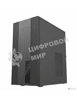 Компьютерный корпус Powerman EK303BK U3.0*2+TypeC+combo Audioo 6193890