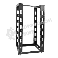 Стойка телекоммуникационная универсальная 42U двухрамная, черный