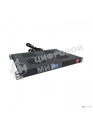 Модуль вентиляторный NTSS (NTSS-FAN4/19T-BL) 4 вент. черный (упак.:1шт)