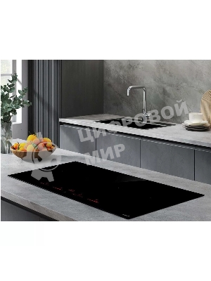 Индукционная варочная панель Elica, 87см, две Bridge zone, сенсорное управление, 9 уровней мощности, Booster, индикатор остаточного тепла, распознование посуды, пауза, подогрев, таймер, черный