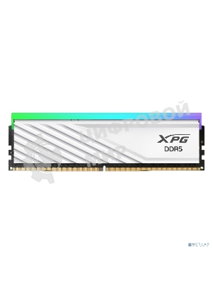 Оперативная память XPG Lancer Blade RGB, DDR5, 32Gb (2x16Gb), 6000MHz, CL34, DIMM, с радиаторами, RGB, белый