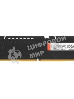 Оперативная память Kingston Fury Beast, DDR5, 16Gb (1x16GB), 5600MHz, CL36, DIMM, с радиатором, черный