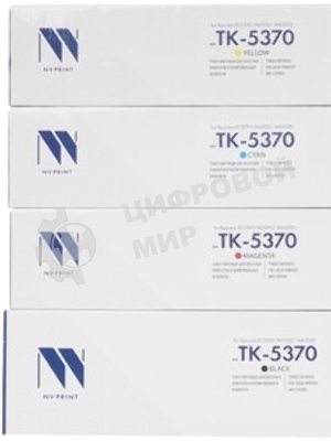 Картридж NVPrint совместимый NV-TK-5370 желтый Kyocera ECOSYS PA3500/MA3500 (5000k)