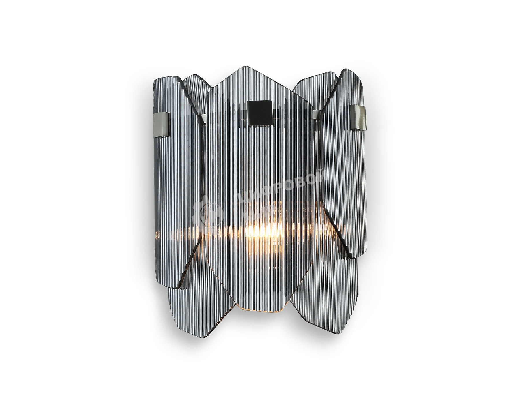 Светильник Ambrella light LH31207/2 SN/SM сатин никель/дымчатый E14*2 max 40W 220*150*270