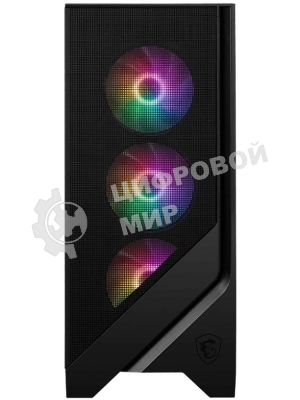 Компьютерный корпус MSI MAG FORGE 120A Mid-Tower, ATX, 2xUSB 3.2, Audio I/O, 6x120мм autoRGb Fan PWM RGb PWM Control Board, Tempered Glass Window