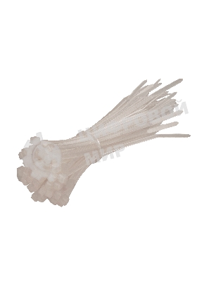 Стяжка нейлоновая Exegate EX253846RUS неоткрывающаяся CV-100W, 100 мм, упак. 100 шт белая