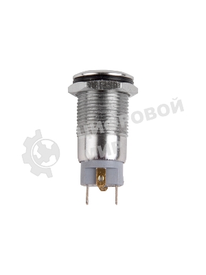 Кнопка антивандальная Rexant Ø12 12В Б/Фикс (4с) (ON)-OFF красная