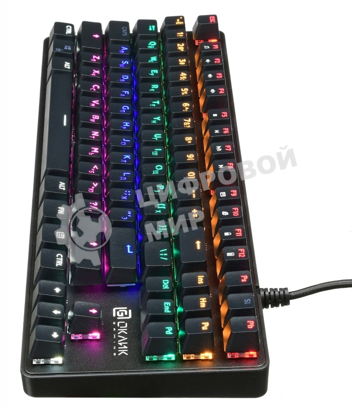 Клавиатура Oklick 969G Shotgun проводная, USB Type-A, чёрный