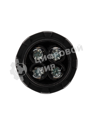 Кнопка Rexant EB22 возвратная зеленая NO+NC 230 В