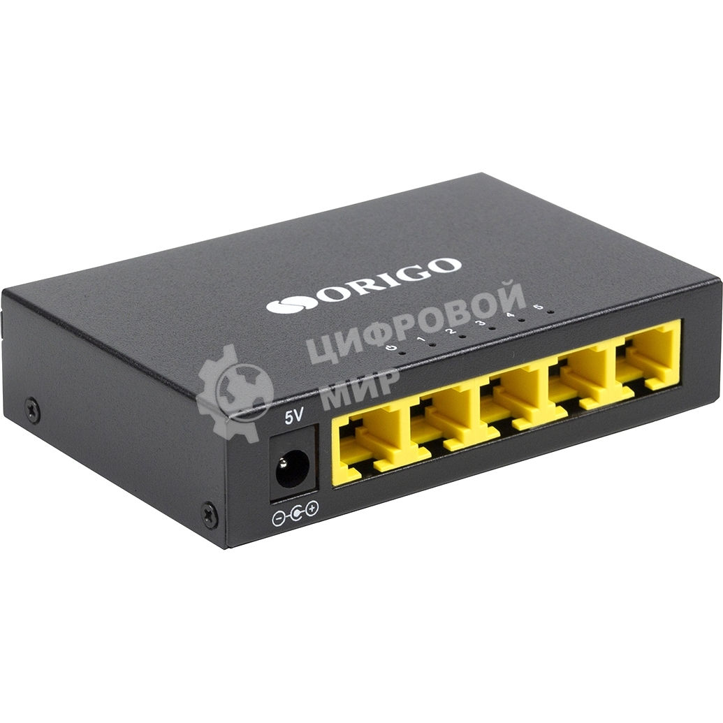 Коммутатор неуправляемый 5-портовый ORIGO OS1205/A1A 10/100 Мбит/с