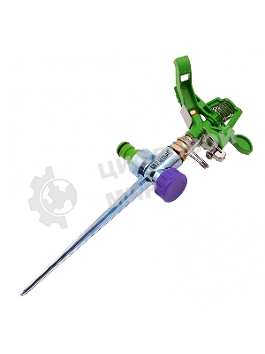 Разбрызгиватель латунный Palisad импульсный, с регулировкой угла горизонт. распыления до 26 м