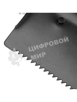 Лопата походная Palisad 150х200х253-620 мм, цельнометаллическая, складная в чехле