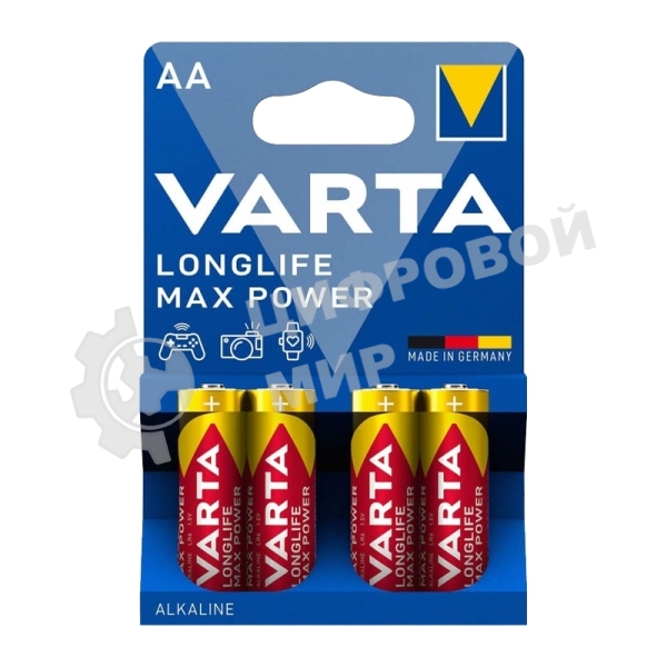 Батарейки VARTA MAX TECH AA бл 4 04706101404 