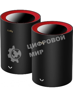 Бесшовный Mesh роутер Cudy M3000(2-PACK) AX3000 10/100/1000/2500BASE-T, белый (упак.:2шт)