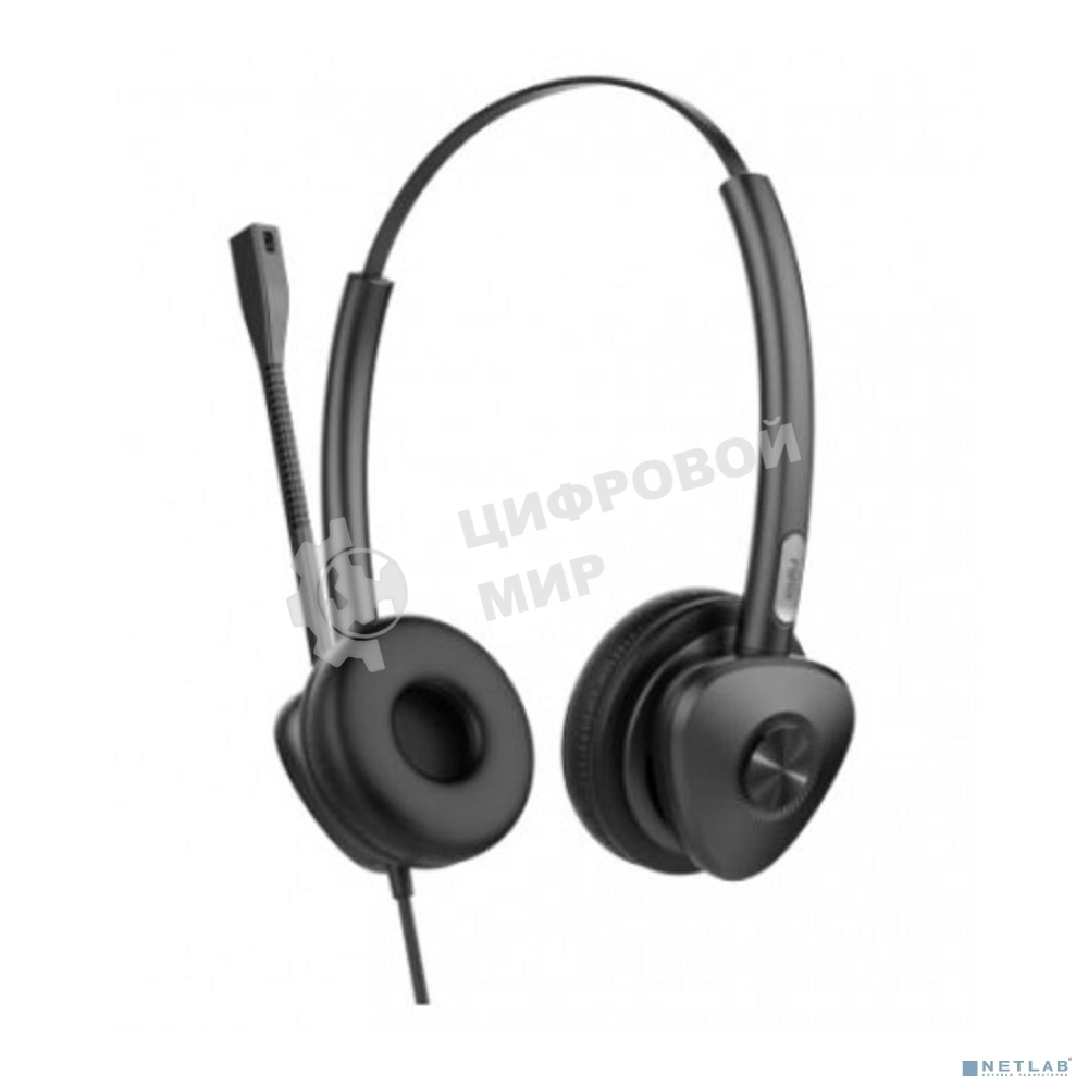 Гарнитура проводная бинауральная USB-гарнитура Fanvil, HT302-U, стерео, HD звук, USB