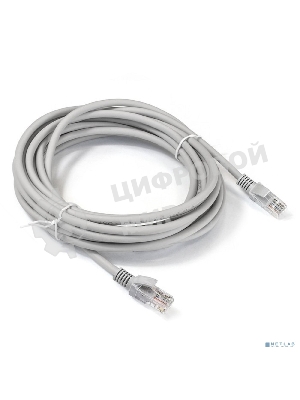 Патч-корд LSZH ExeGate EX290422RUS UTP-RJ45-RJ45-5e-10M-LSZH-GY, UTP, cat.5e, 10м, серый