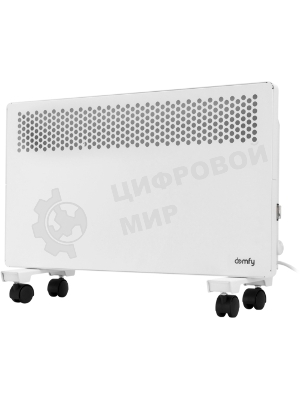 Конвектор электрический Domfy DCW-CH1020 белый, 2000 Вт, 30 м2, термостат