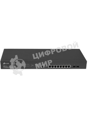 Коммутатор управляемый TP-Link SG3210XHP-M2 JetStream уровня 2+ с 8 портами PoE+ 2,5 Гбит/с и 2 портами SFP+