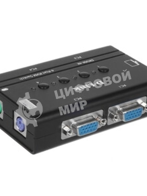 Переключатель KVM D-link DKVM-4K/B3A 4-портовый KVM-переключатель с портами VGA и PS/2
