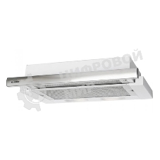 Вытяжка встраиваемая Elikor Интегра 50П-400-В2Л белый/нержавеющая сталь, 50 см, 400 куб. м/ч, 57 дБ