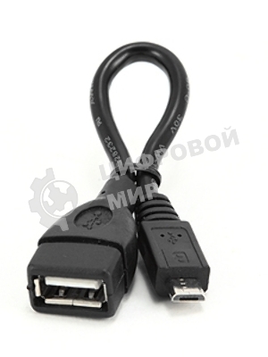 Кабель Gembird/Cablexpert AF/MicroBM, USB 2.0 OTG, 0.15м, пакет