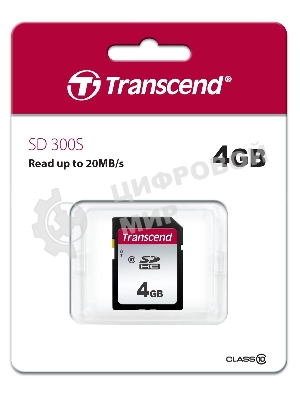 Флеш карта Transcend 4Gb SDHC Class 10 UHS-I U1 R95, W45Mb/s