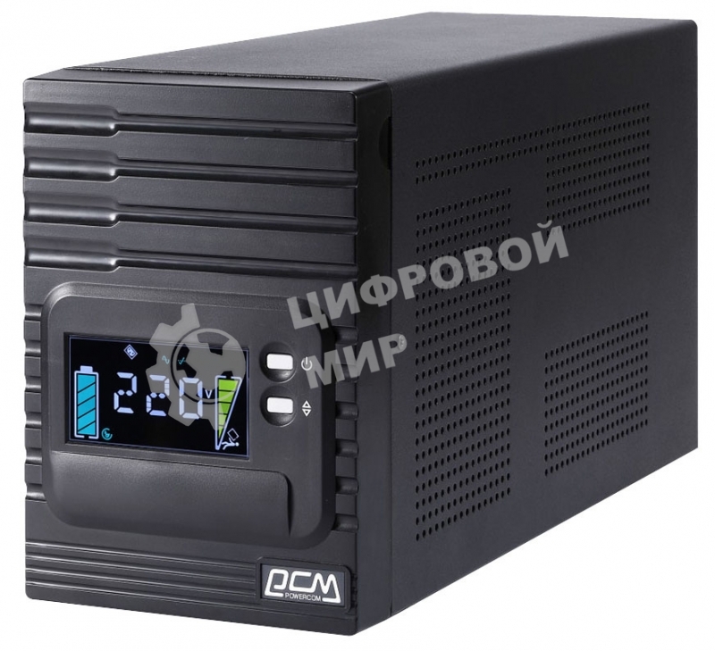 Источник бесперебойного питания Powercom Smart King Pro+ SPT-1500-II LCD 1200Вт 1500ВА черный