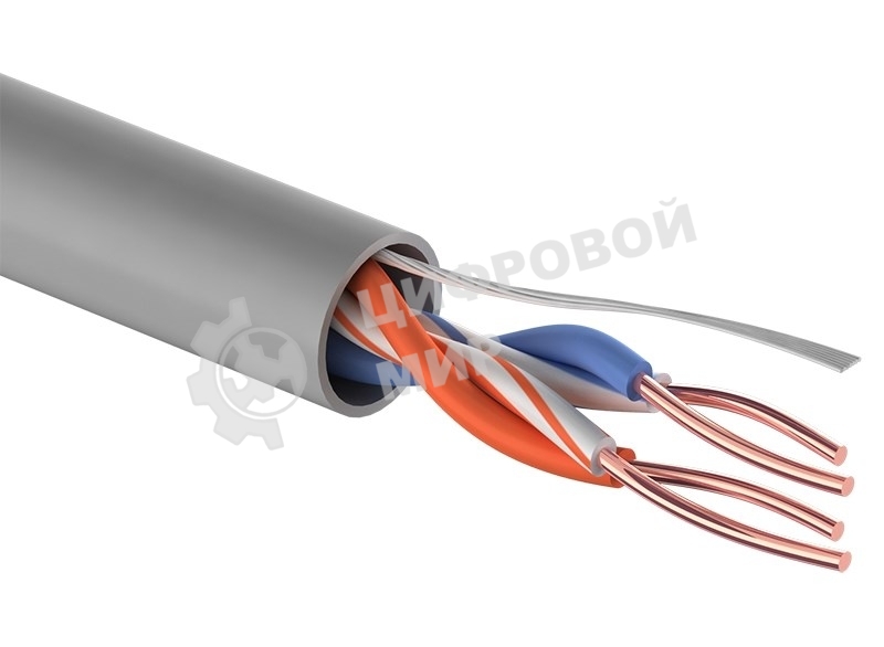 Кабель UTP Rexant 2х2х24AWG кат.5е медь 305м (м)