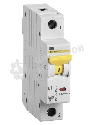 Выключатель автоматический IEK MVA31-1-010-B 10A тип B 6kA 1П 230В 1мод белый (упак.:1шт)
