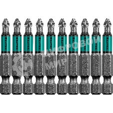 Биты KRAFTOOL Optimum Line, PZ2, 50 мм, тип хвостовика E 1/4