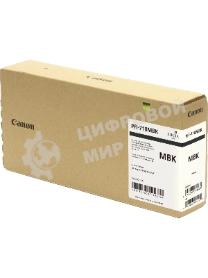 Картридж струйный Canon PFI-710 MBK 2353C001 черный матовый (700мл) для Canon TX-2000/TX-3000/TX-4000
