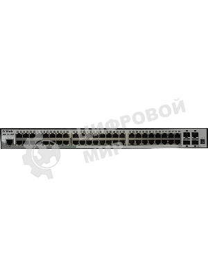 Коммутатор D-Link DGS-1510-52X/A2A Настраиваемый стекируемый коммутатор SmartPro уровня 2+ с 48 портами 10/100/1000Base-T и 4 портами 10Gbase-X SFP+